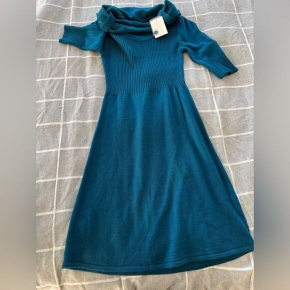 Kohl's Dresses & Skirts - NWT Kohl’s Cowl Neck Sweater Dress Size XS